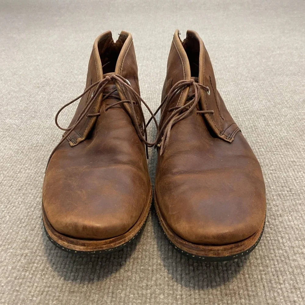 Timberland Boot Company Boots Mens Size‎ 9 Brown Leather Chukka Casual 75509